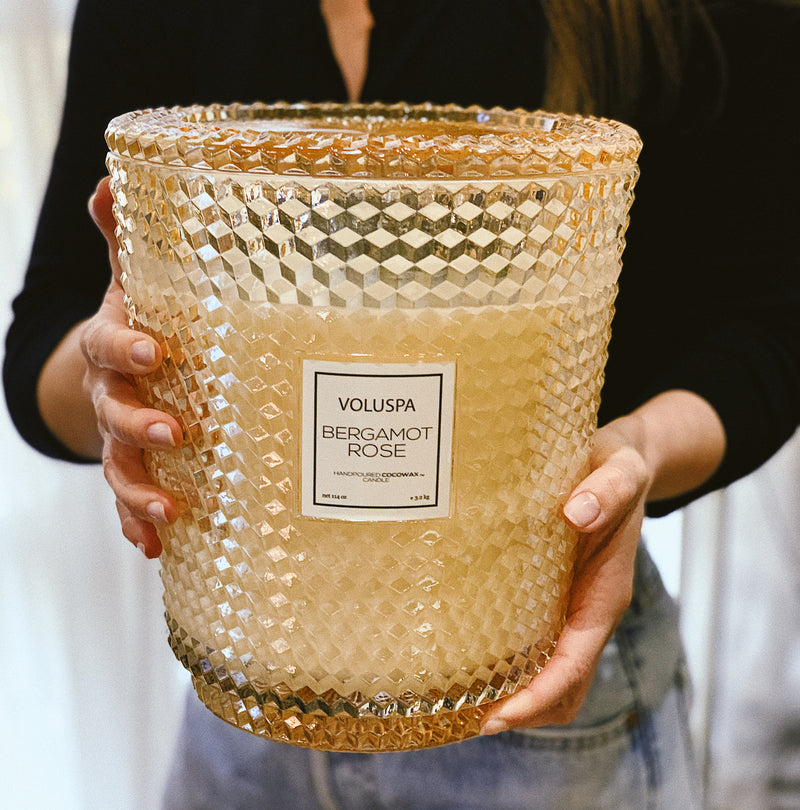 Bergamot Rose - 5 Wick Hearth Candle