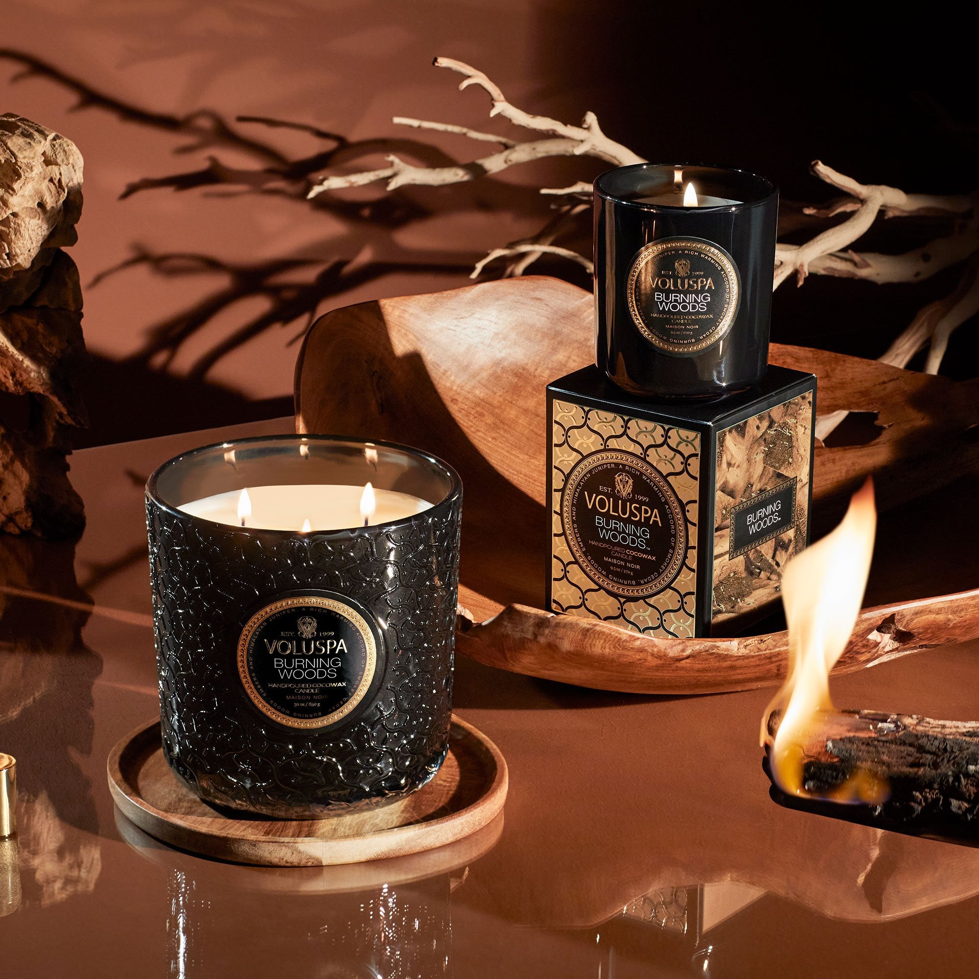 Luxe Wood Wick Candles