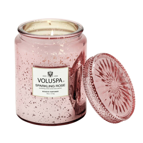 Sparkling Rose - Large Jar Candle