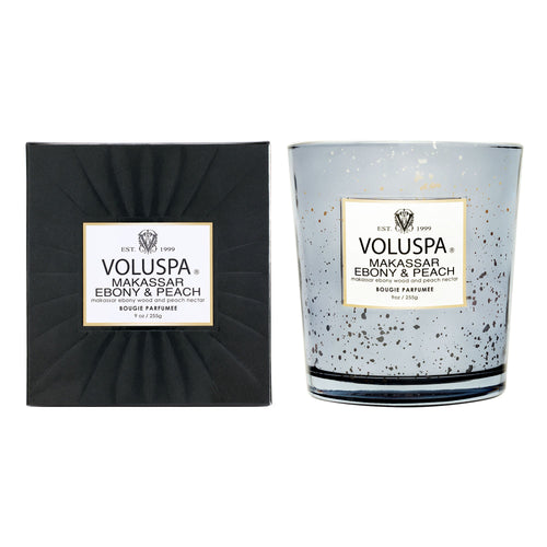 Makassar Ebony & Peach - Classic Candle