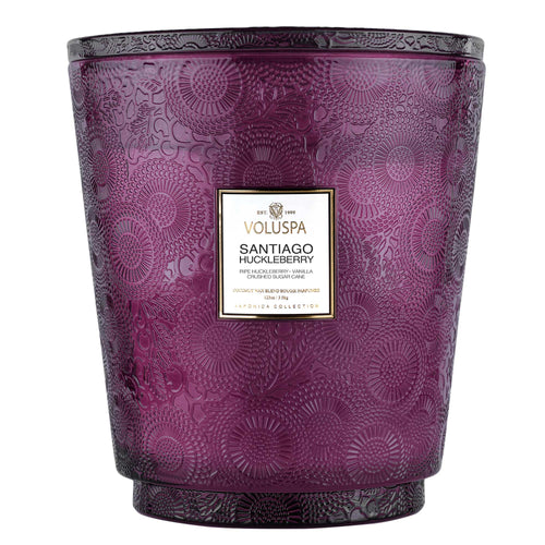 Santiago Huckleberry - 5 Wick Hearth Candle