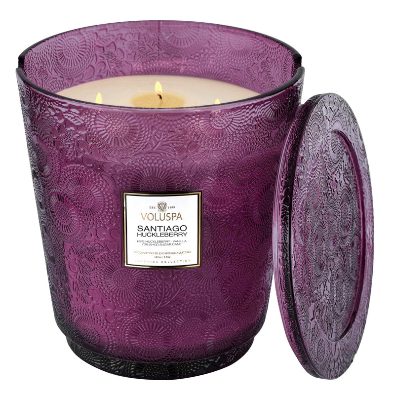 Santiago Huckleberry - 5 Wick Hearth Candle - view 2