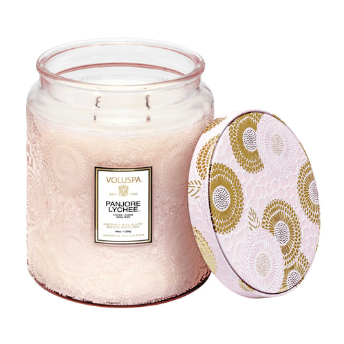 Panjore Lychee - Luxe Jar Candle