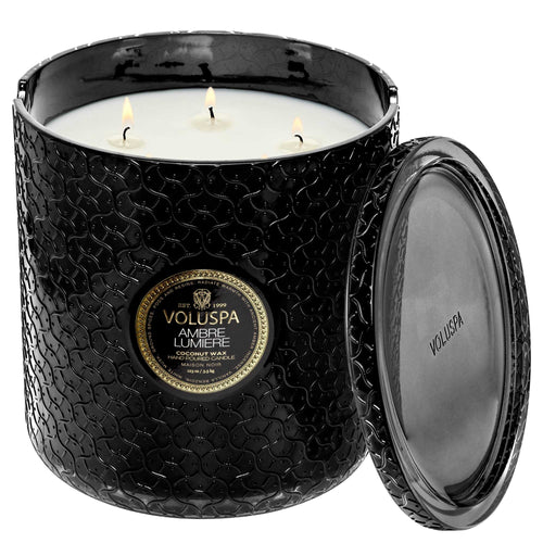 Ambre Lumiere - 5 Wick Hearth Candle