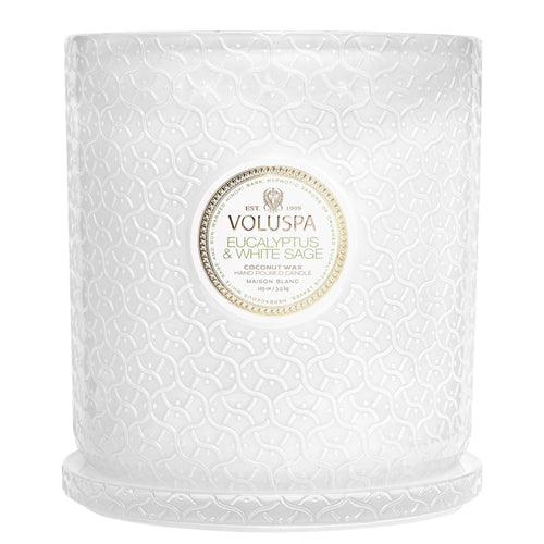 Eucalyptus & White Sage - 5 Wick Hearth Candle