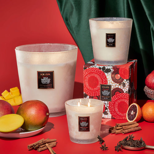 Spiced Goji Tarocco Orange - 3 Wick Hearth Candle
