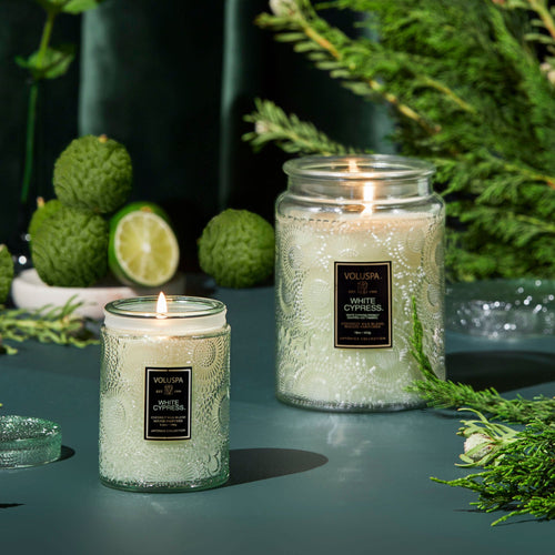 White Cypress - Small Jar Candle