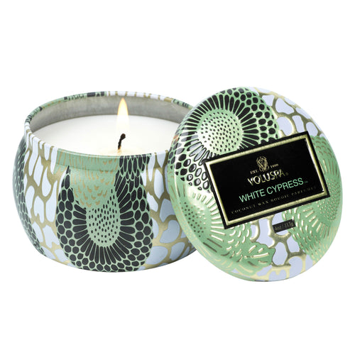 White Cypress - Mini Tin Candle