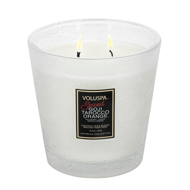 Spiced Goji Tarocco Orange - 2 Wick Hearth Candle