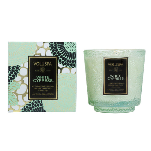 White Cypress - Petite Pedestal Candle