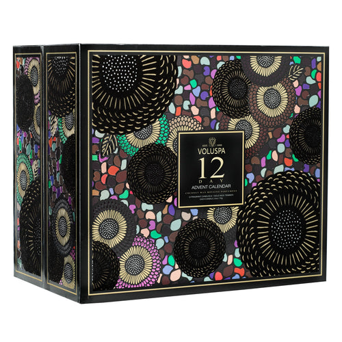 12 Day Candle Advent Calendar - Petite Pedestal Gift Set