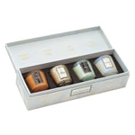 Winter White - 4 Petite Pedestal Candle Gift Set