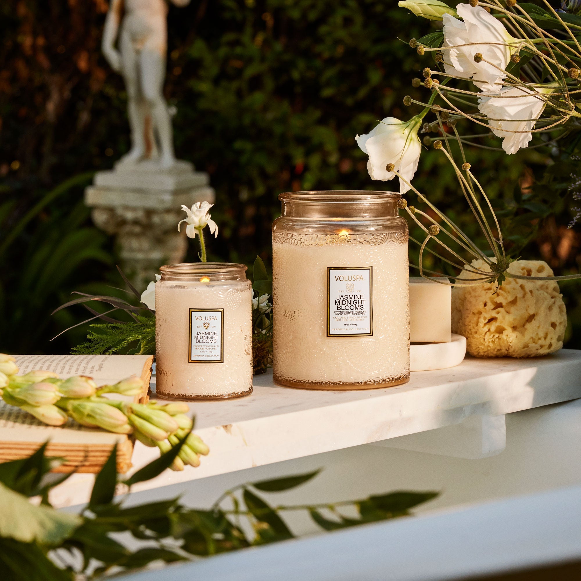 Discover Wood Wick Jasmine Scent Candle 13 oz.