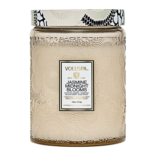 Jasmine Midnight Blooms - Large Jar Candle