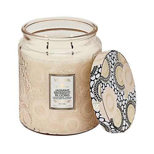 Jasmine Midnight Blooms - Luxe Jar Candle