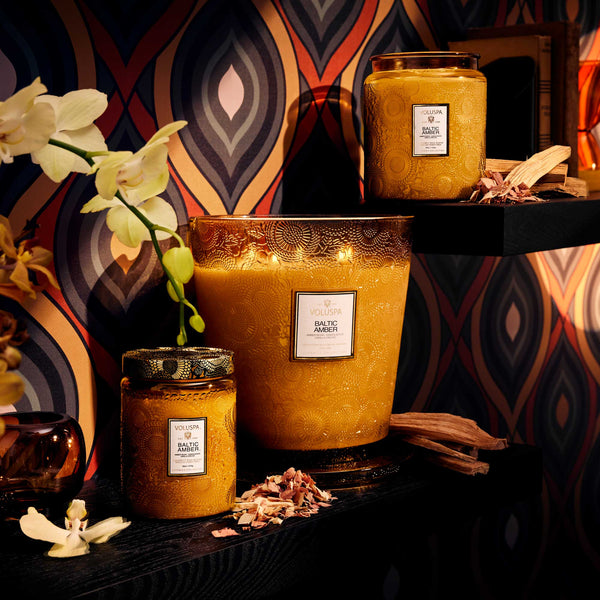 Baltic Amber | 5 Wick Hearth Candle | VOLUSPA