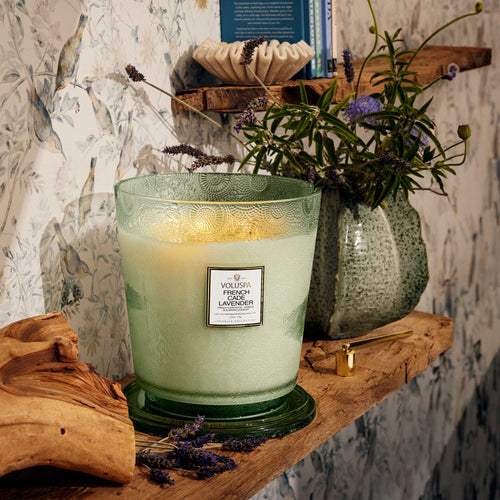 French Cade Lavender - 5 Wick Hearth Candle