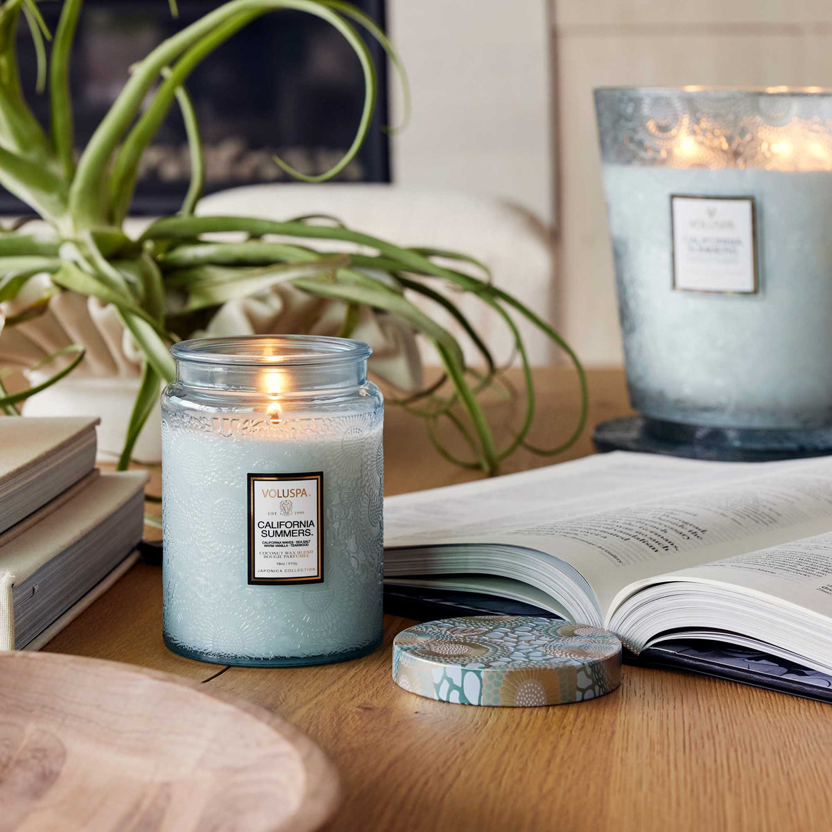 California Summers - Aquatic Scent - Large Candle for Home & Business