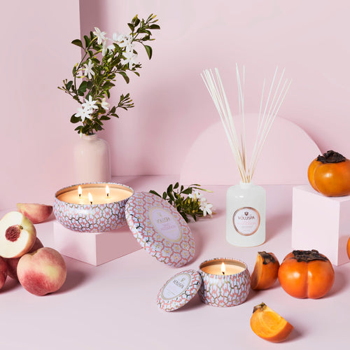 Saijo Persimmon - 3 Wick Tin Candle