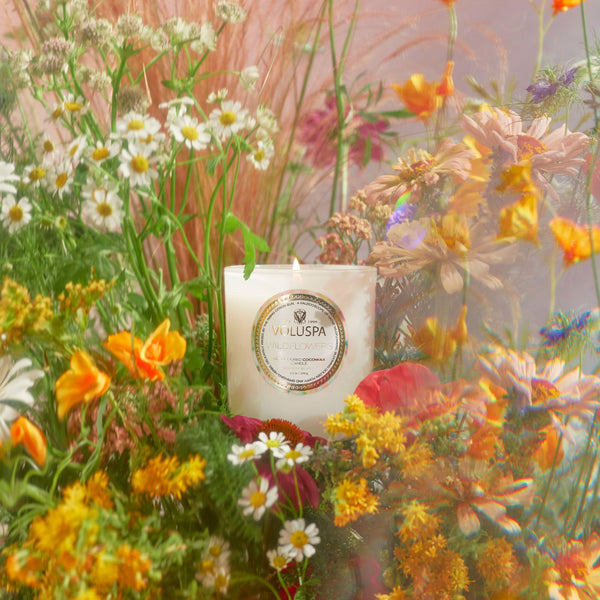 candle with wildflower seeds Wildflowers | Classic Candle