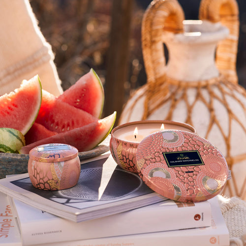 Kalahari Watermelon - 3 Wick Tin Candle