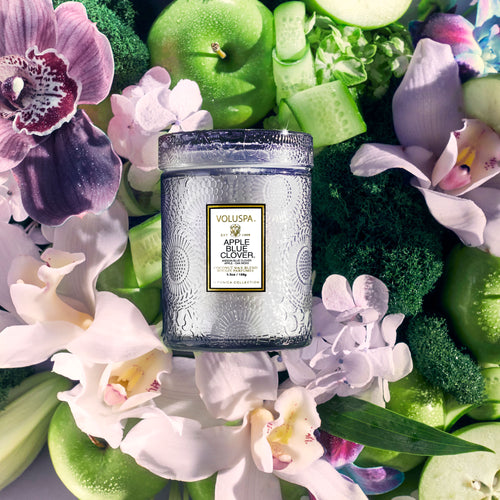 Apple Blue Clover - Small Jar Candle