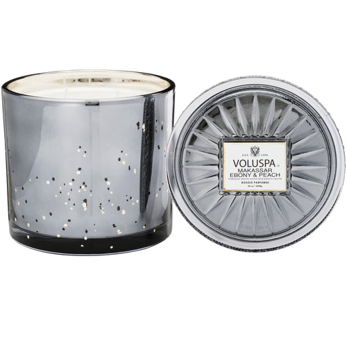 Makassar Ebony & Peach - 3 Wick Grande Maison Candle