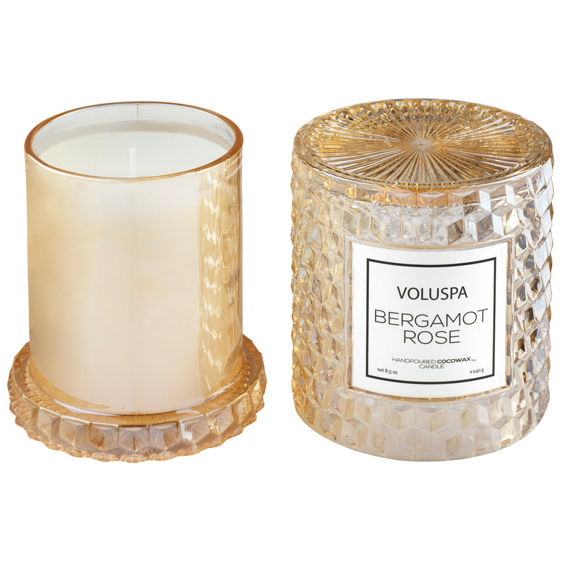 Bergamot Rose - Cloche Candle