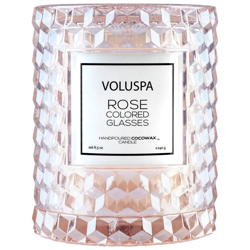 Rose Colored Glasses - Cloche Candle