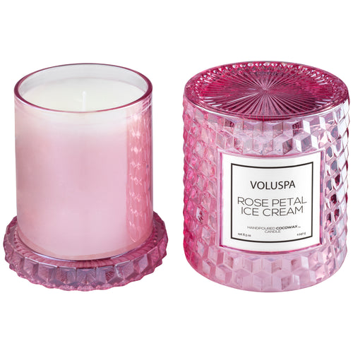 Rose Petal Ice Cream - Cloche Candle