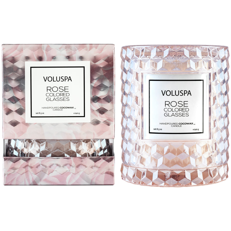 Rose Colored Glasses - Cloche Candle