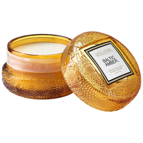 Baltic Amber - Macaron Candle