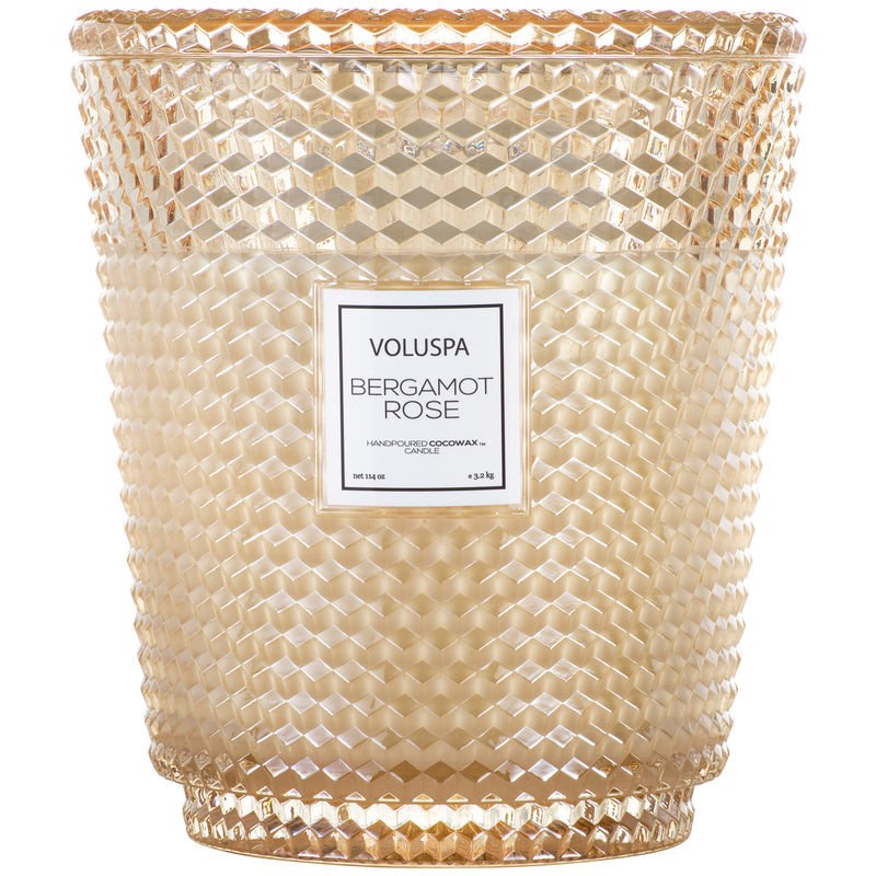 Bergamot Rose - 5 Wick Hearth Candle