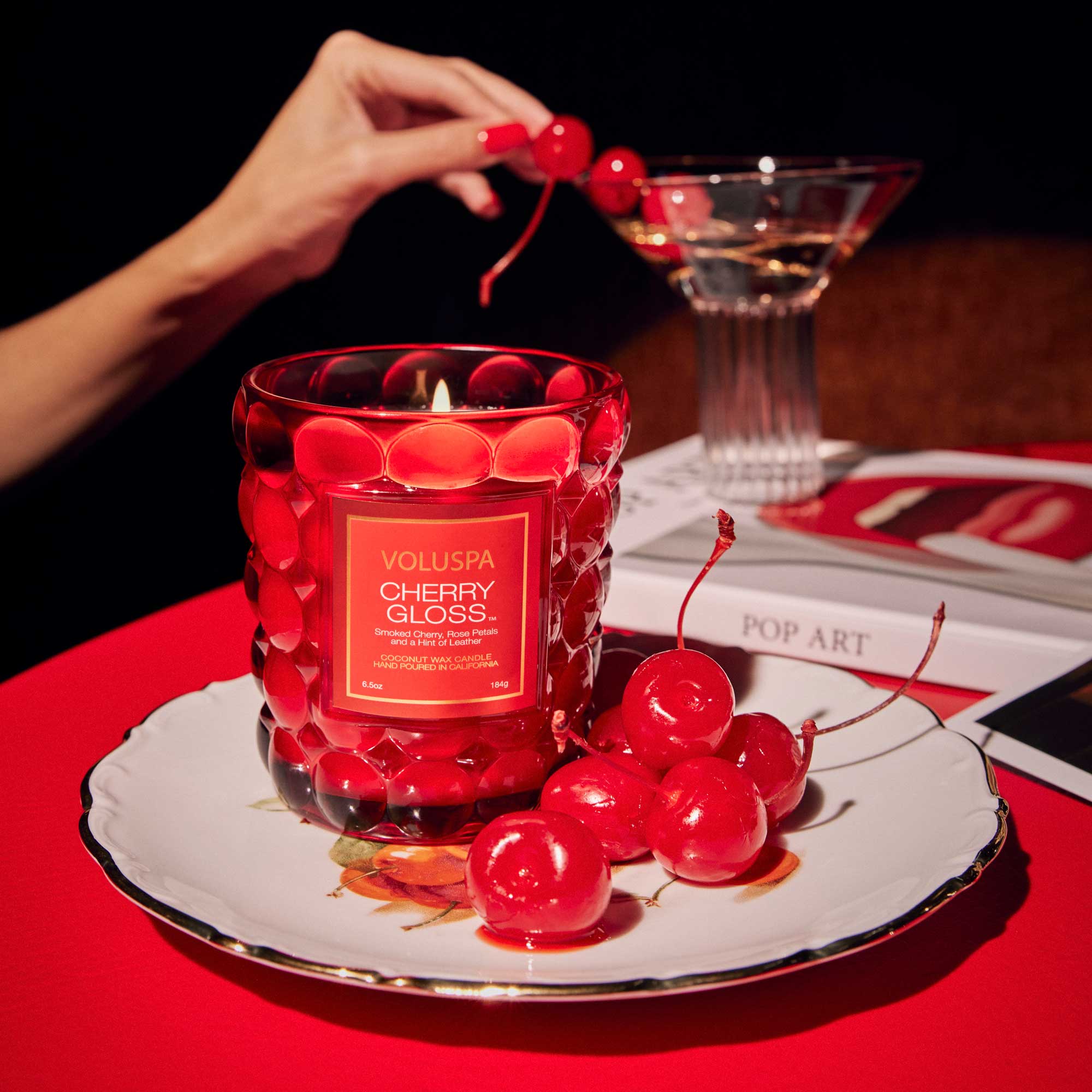 Cherry Gloss- Classic Candle